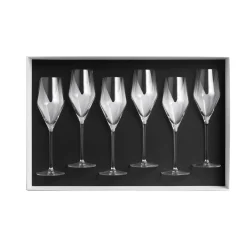 ALLURE Coffret 6 flûtes à champagne 26,1 cl