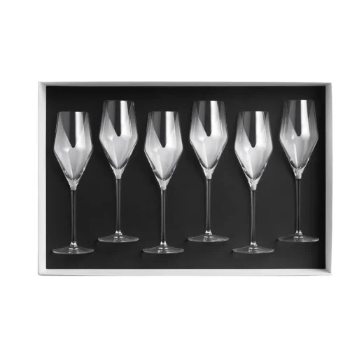 ALLURE Coffret 6 flûtes à champagne 26,1 cl