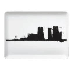 ARTY CREATION BLANC Mini plat 16 x 12 cm