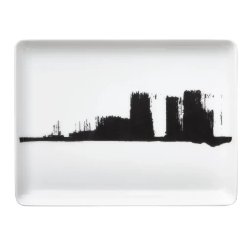 ARTY CREATION BLANC Mini plat 16 x 12 cm