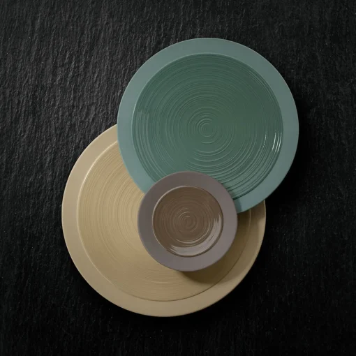 BAHIA ARGILE VERT Assiette à dessert 23 cm