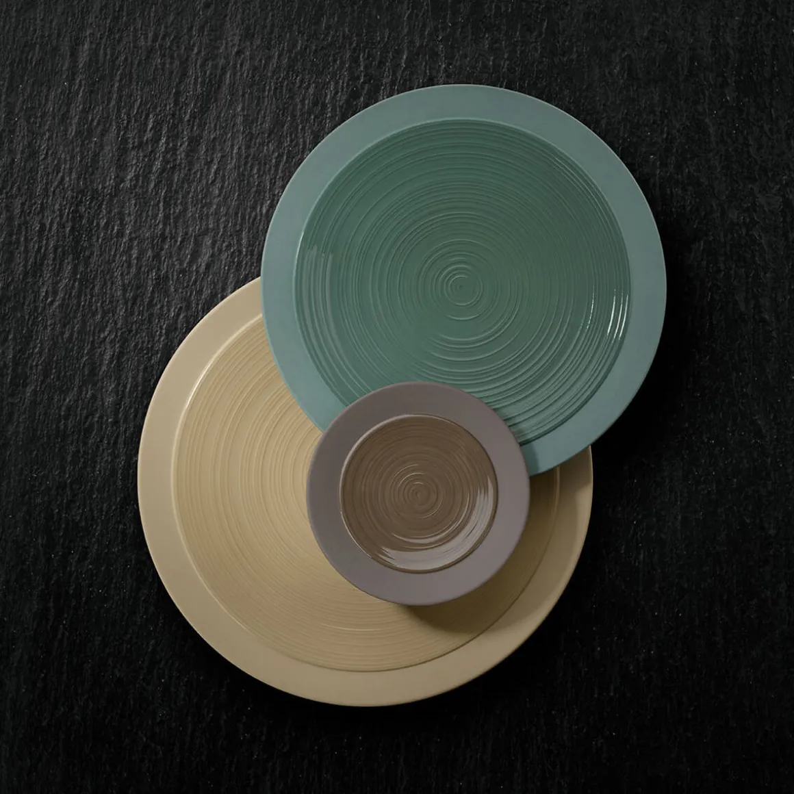 BAHIA ARGILE VERT Assiette à dessert 23 cm
