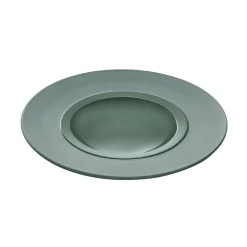 BAHIA ARGILE VERT Assiette gourmet grand bassin 26 cm