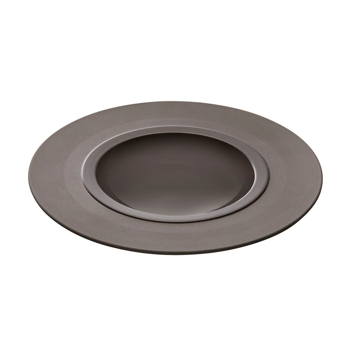 BAHIA BASALTE Assiette gourmet grand bassin 26 cm