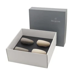 BAHIA BASALTE/DUNE Coffret 4 cocottes biseautée 30 cl