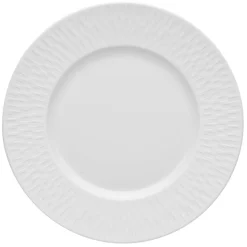 BOREAL SATIN BLANC Assiette à dessert 22,5 cm