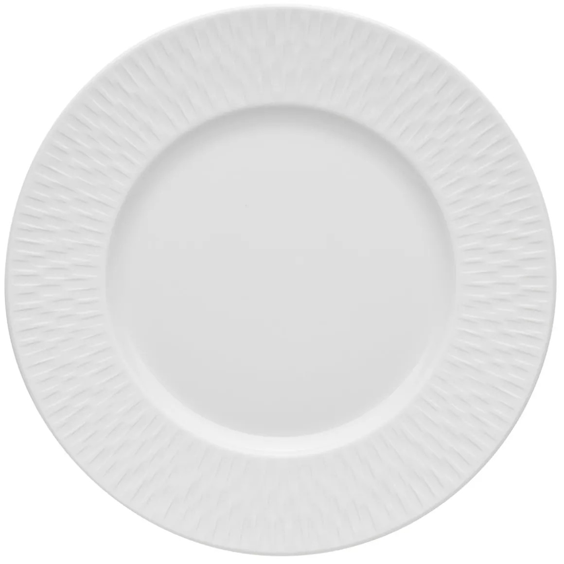 BOREAL SATIN BLANC Assiette à dessert 22,5 cm