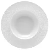 BOREAL SATIN BLANC Assiette creuse à aile 29 cm