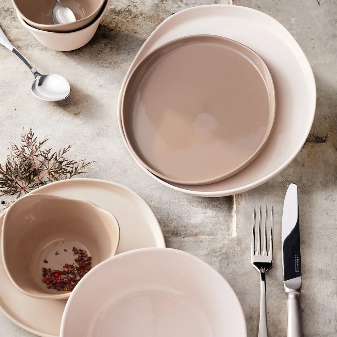 BRUME ROSEE Assiette 26 cm