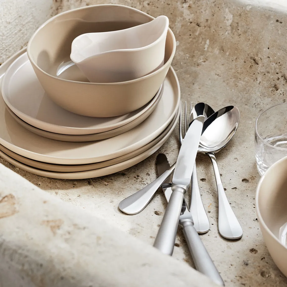 BRUME TAUPE Assiette 26 cm