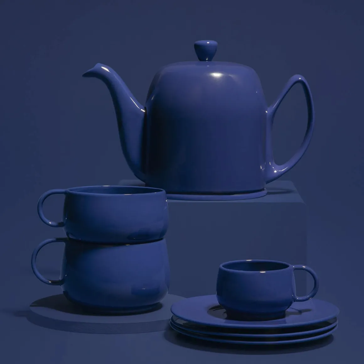 CAFETERIE EMPILEO BLEU GOURMET Tasse à déjeuner 39 cl