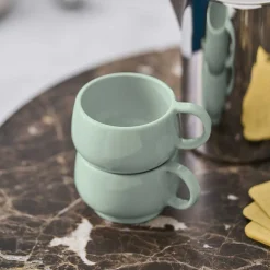 CAFETERIE EMPILEO VERT AMANDE Tasse à café/expresso 10 cl