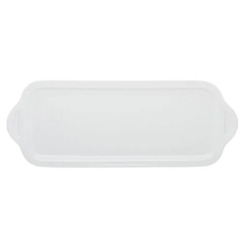 COLLECTION L BLANC Plat à cake 35 x 15 cm