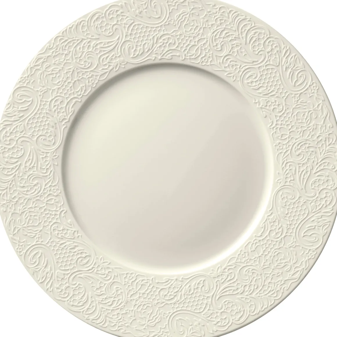 COLLECTION L COUTURE IVOIRE Assiette de présentation 32 cm