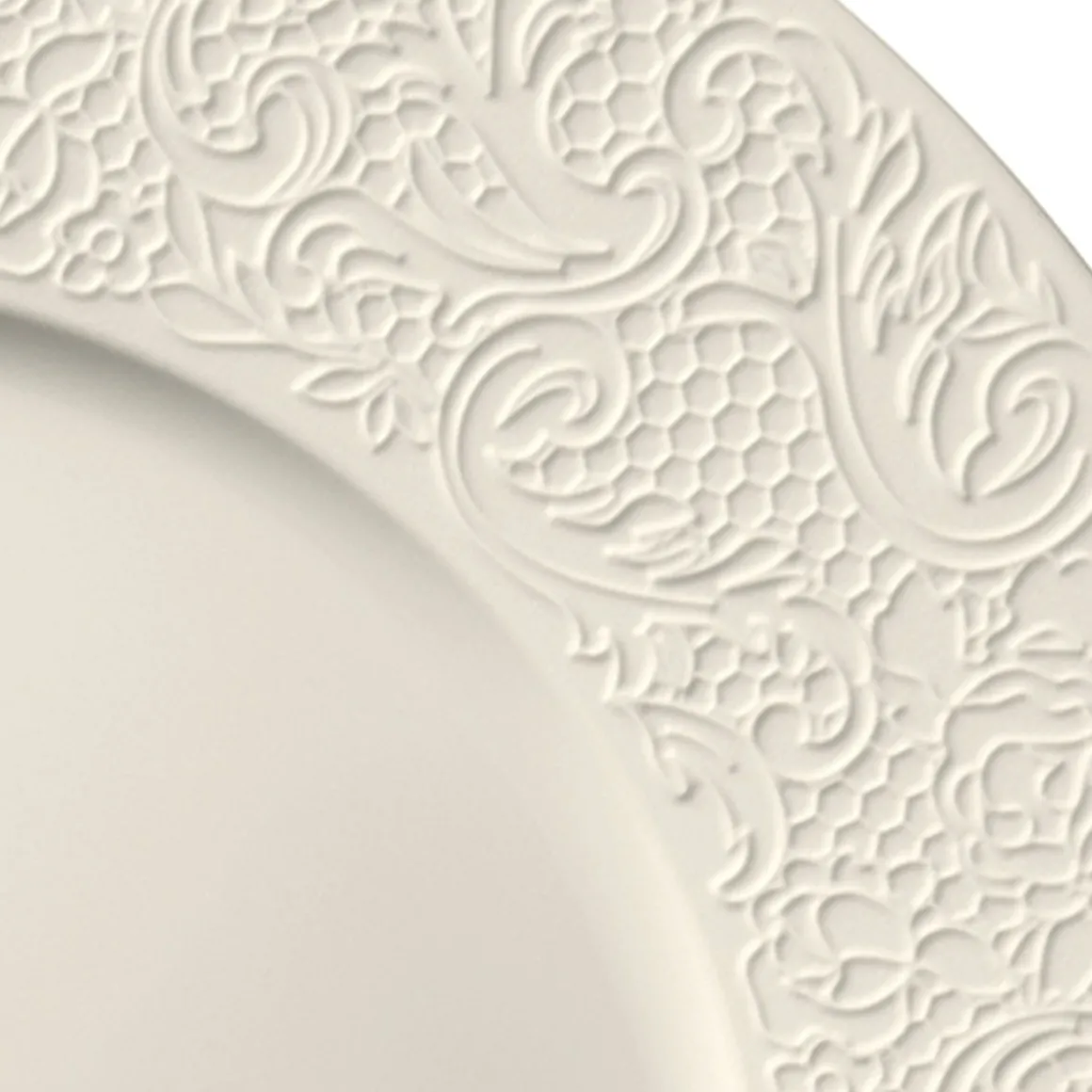 COLLECTION L COUTURE IVOIRE Assiette de présentation 32 cm