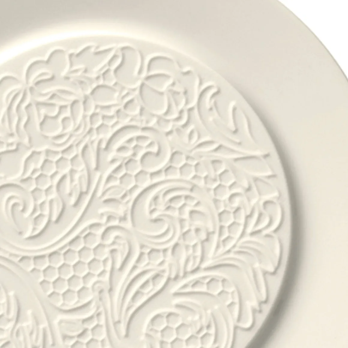 COLLECTION L COUTURE IVOIRE Assiette à pain 14 cm