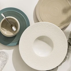 COLLECTION L COUTURE IVOIRE Assiette à dessert 24 cm