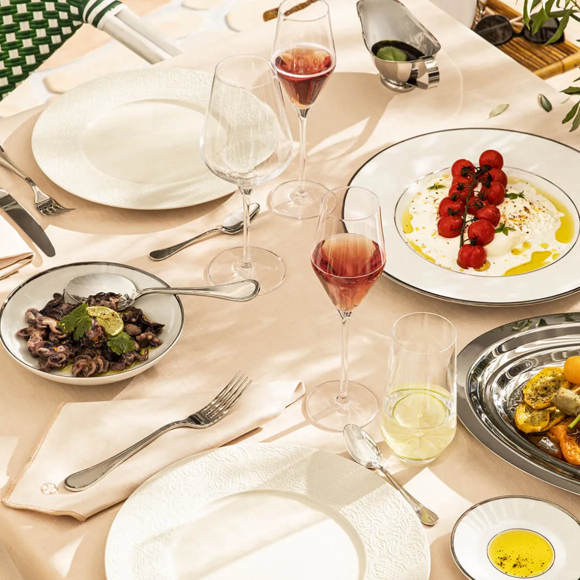 COLLECTION L COUTURE IVOIRE Assiette 28 cm