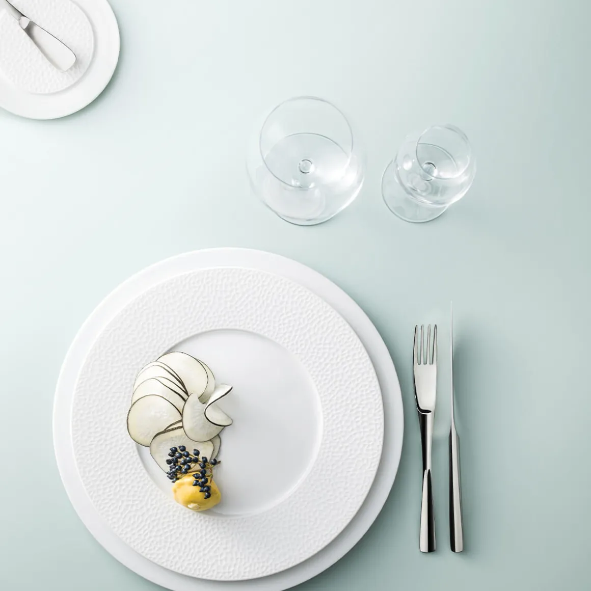 COLLECTION L FRAGMENTS BLANC Assiette de présentation 32 cm