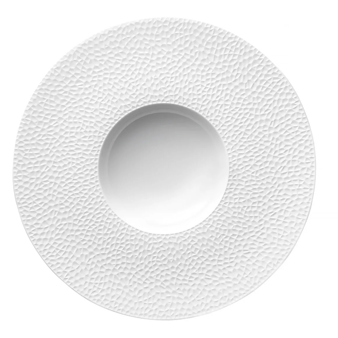 COLLECTION L FRAGMENTS BLANC Assiette gourmet petit bassin 27.9 cm