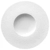 COLLECTION L FRAGMENTS BLANC Assiette gourmet grand bassin 30 cm
