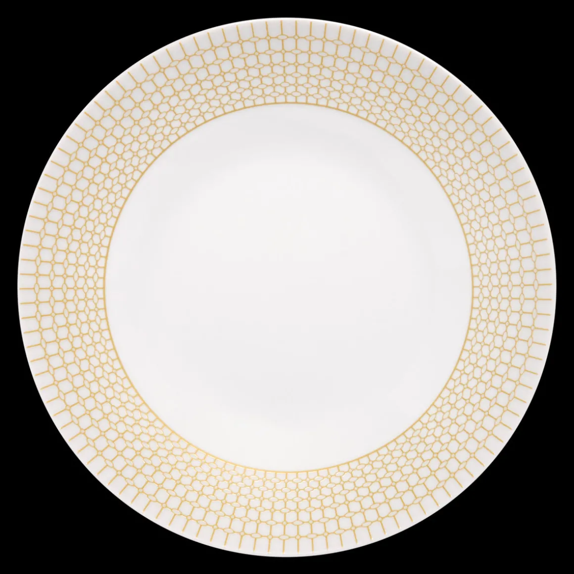 COURONNE DORE Assiette coupe 24 cm