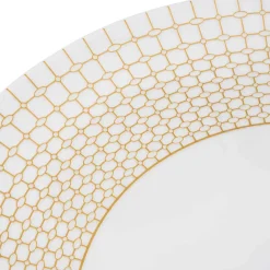 COURONNE DORE Assiette de présentation 32 cm