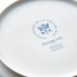 DEGRENNE ELYSEE Coffret 4 assiettes à dessert République française 22 cm