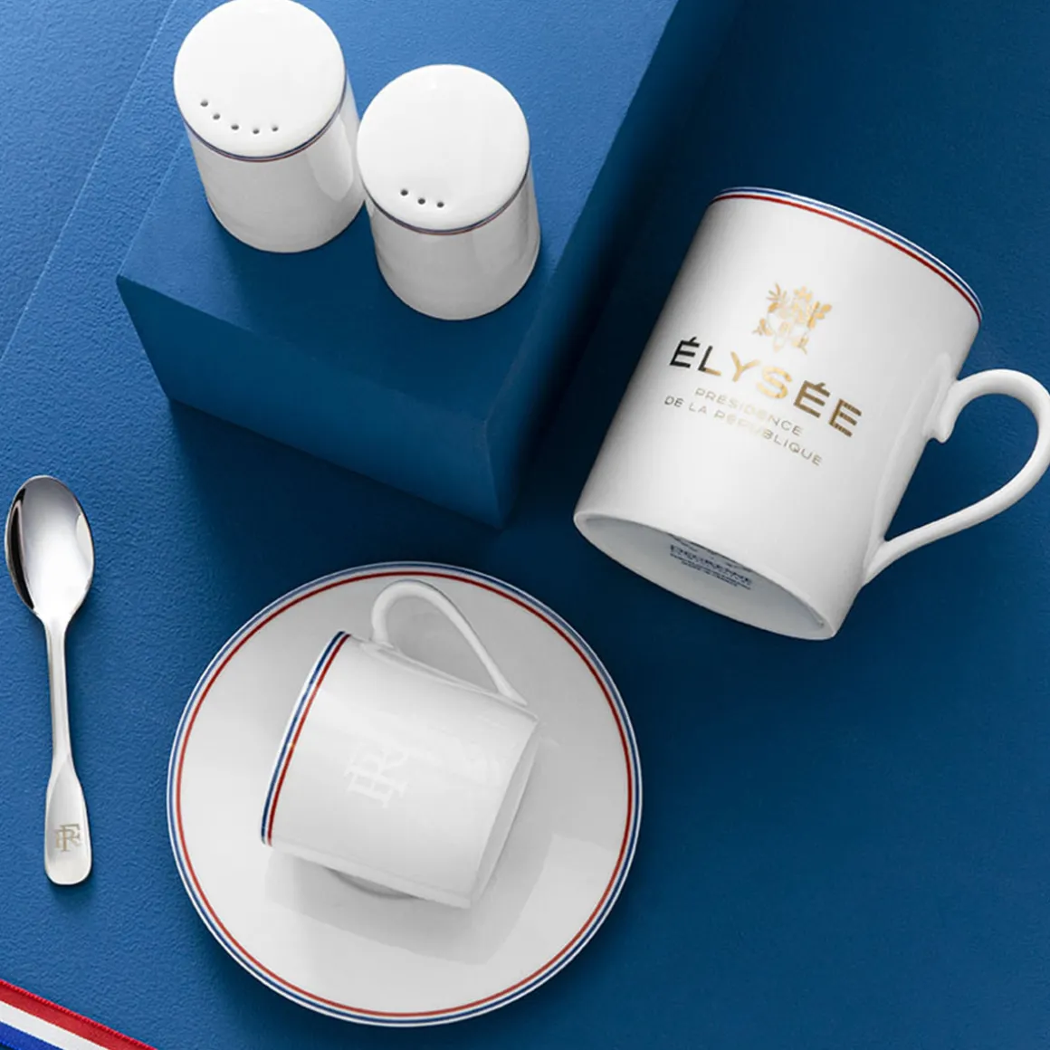 DEGRENNE ELYSEE Coffret 4 cuillères à café