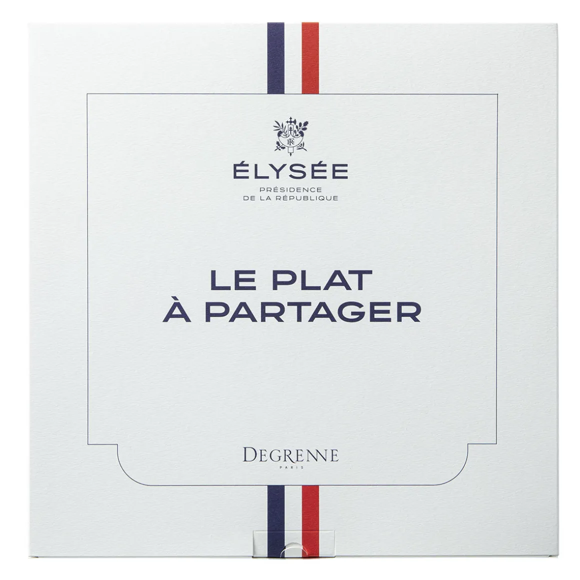 DEGRENNE ELYSEE Plat à tarte République française 31,5 cm