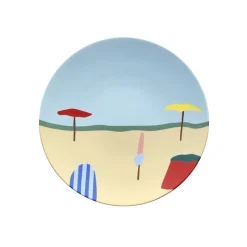 DESTINATION Coffret 4 asiettes et 4 serviettes