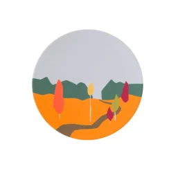 DESTINATION Coffret 4 asiettes et 4 serviettes