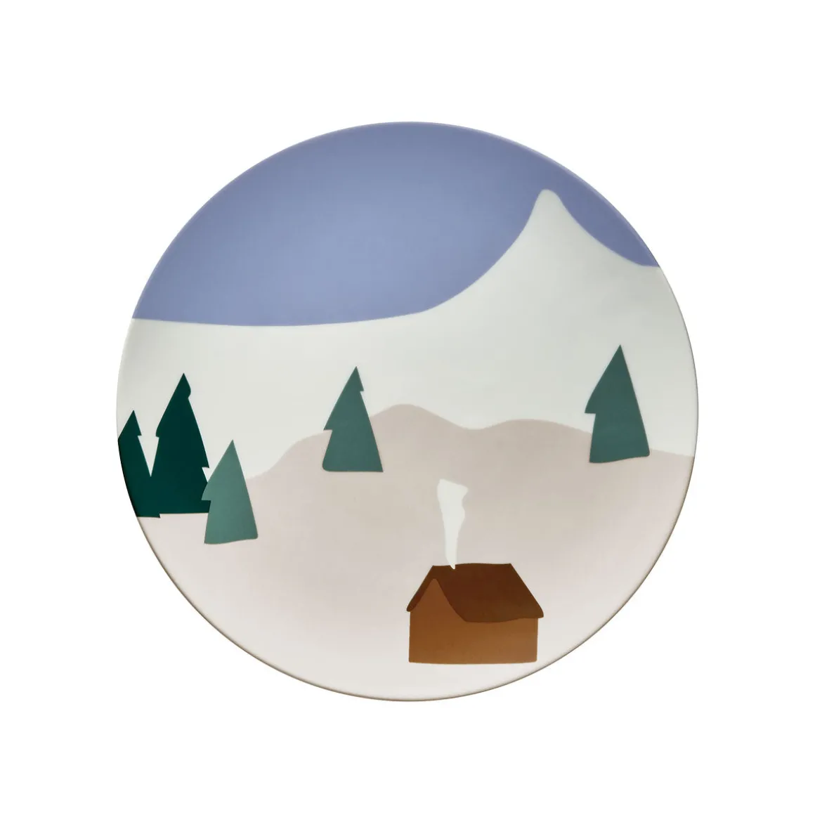 DESTINATION MONTAGNE Coffret 6 assiettes 23 cm