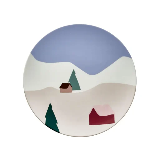 DESTINATION MONTAGNE Coffret 6 assiettes 23 cm