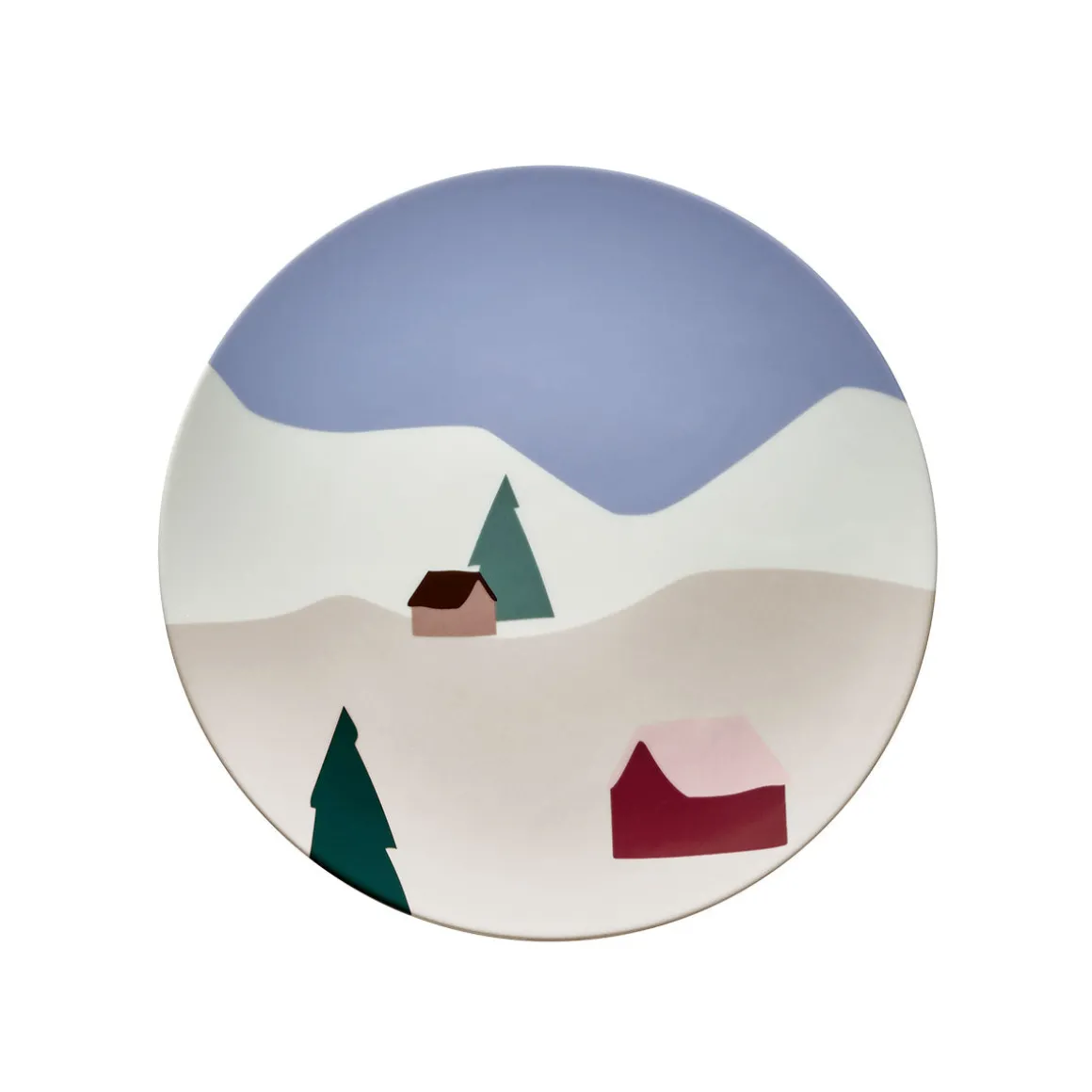 DESTINATION MONTAGNE Coffret 6 assiettes 23 cm