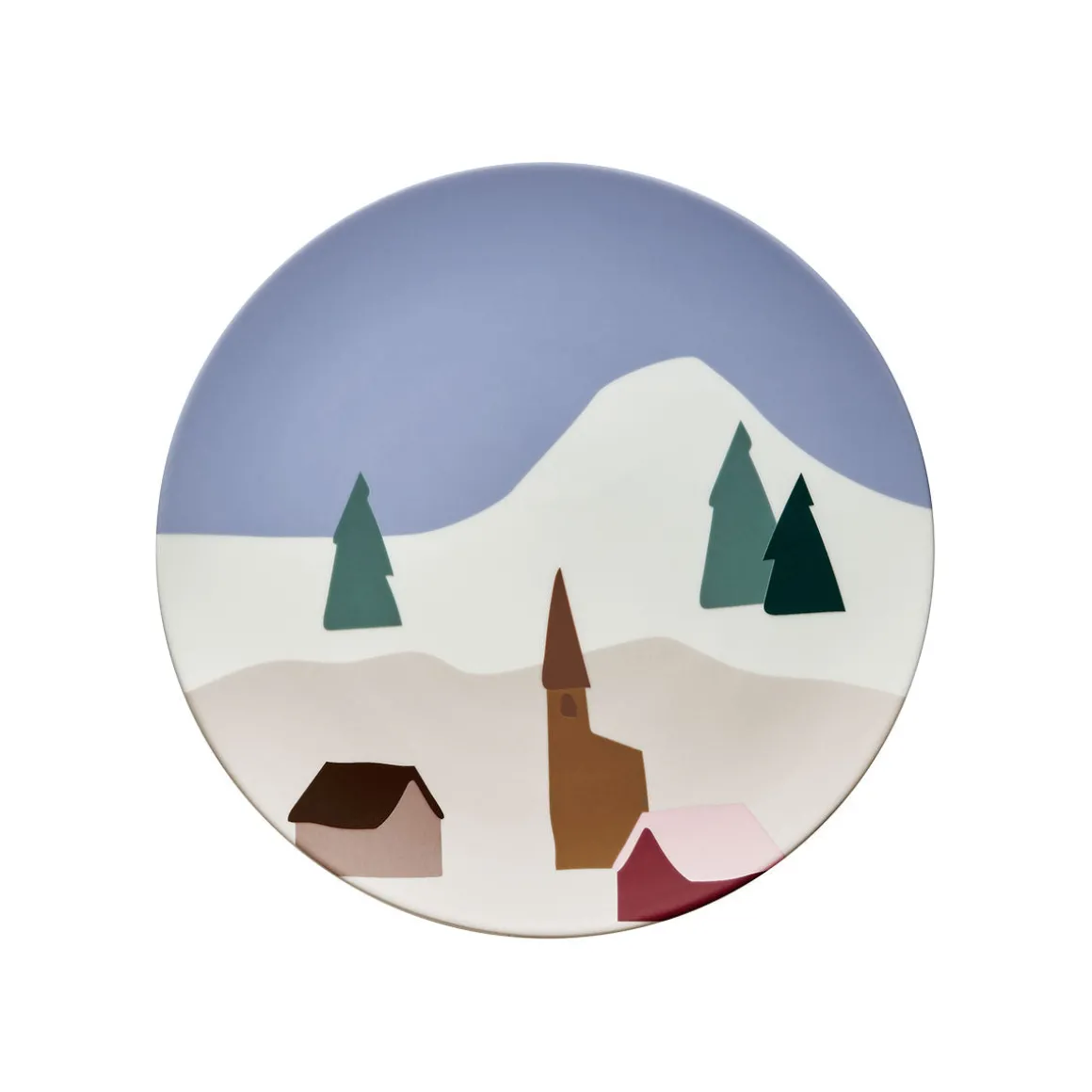 DESTINATION MONTAGNE Coffret 6 assiettes 23 cm