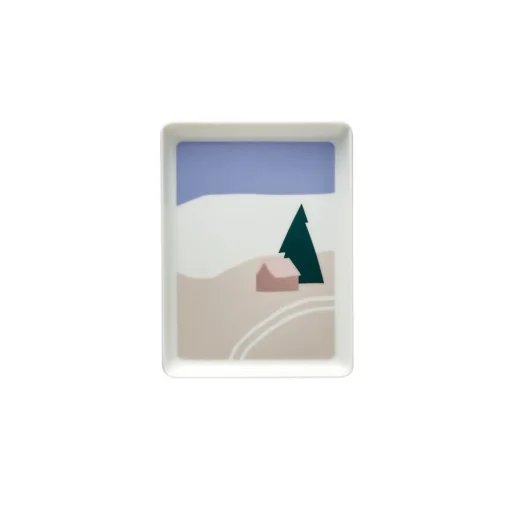 DESTINATION MONTAGNE Mini plat 16 x 12 cm