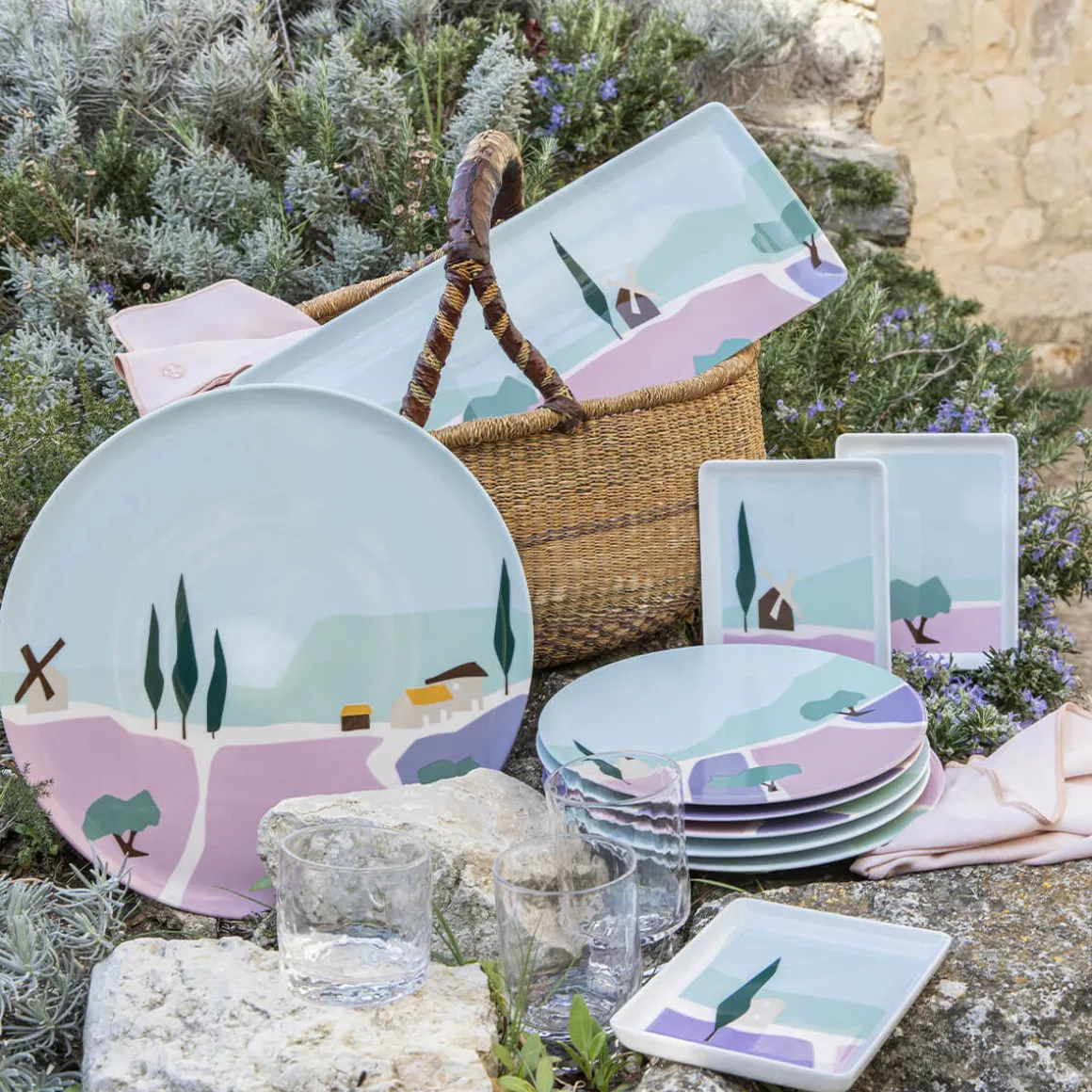 DESTINATION SUD Mini plat 16 x 12 cm