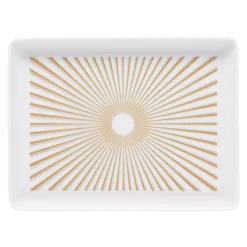ECLATS Mini plat blanc 16x12 cm