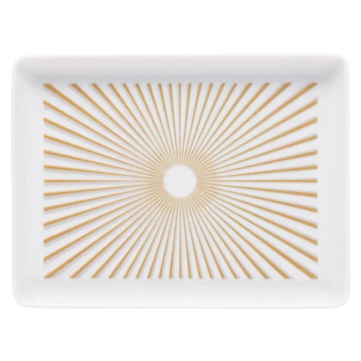 ECLATS Mini plat blanc 16x12 cm