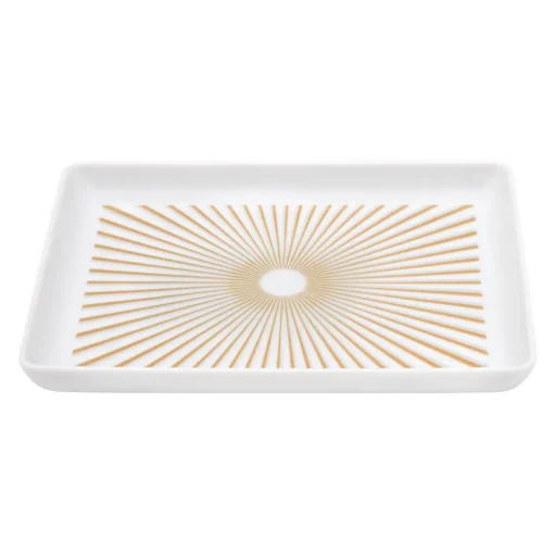 ECLATS Mini plat blanc 16x12 cm