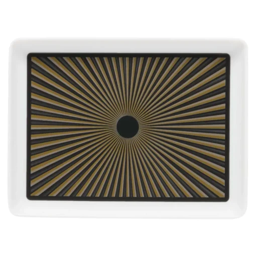 ECLATS Mini plat noir16x12 cm