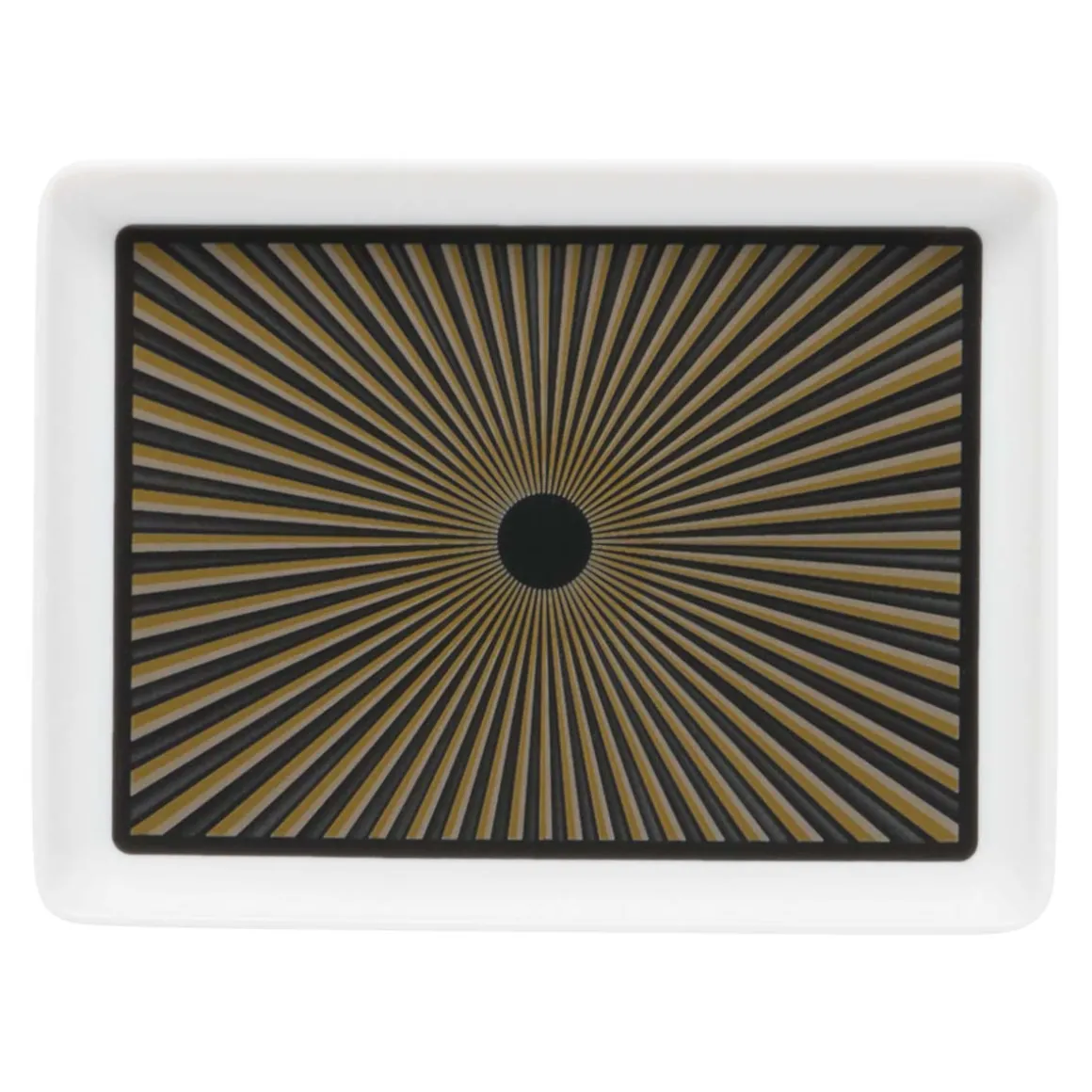 ECLATS Mini plat noir16x12 cm