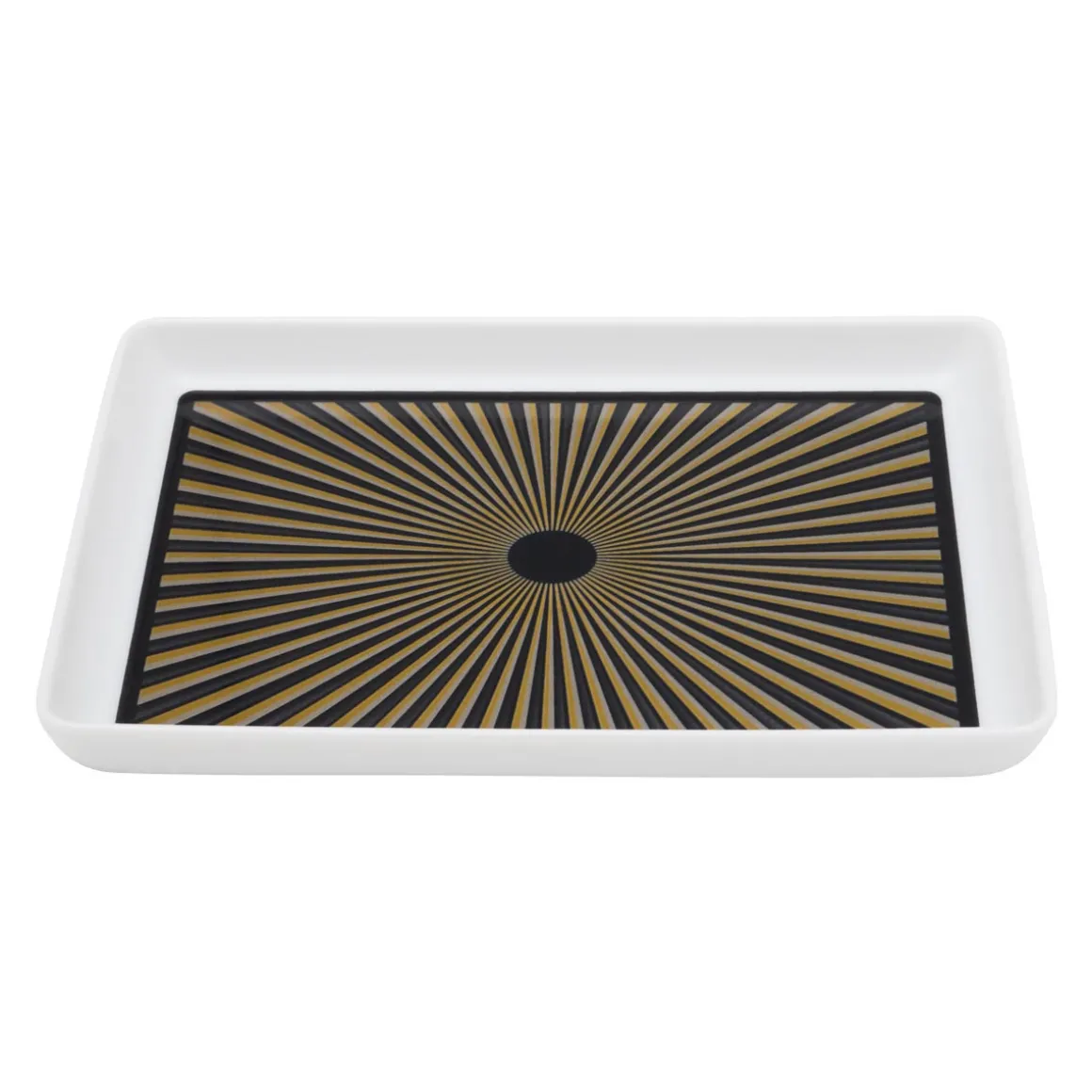 ECLATS Mini plat noir16x12 cm