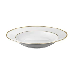 ECLIPSE GALON OR Assiette creuse à aile 22,5 cm