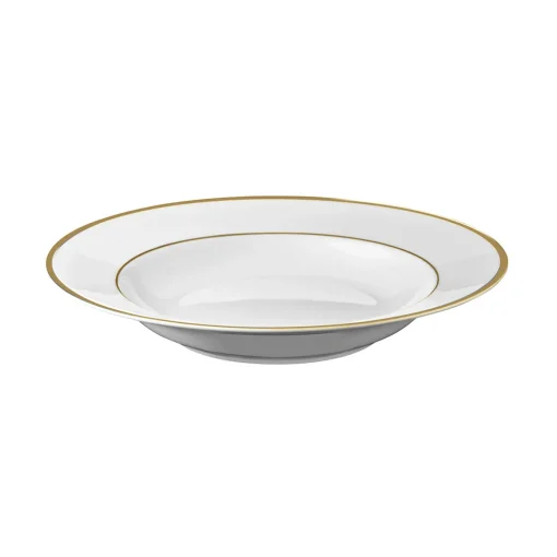 ECLIPSE GALON OR Assiette creuse à aile 22,5 cm