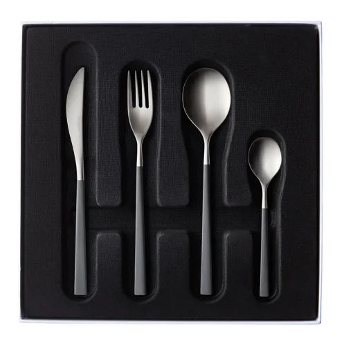 FUSE COLOR GRIS Coffret 24 couverts