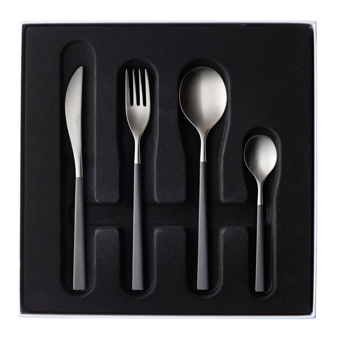 FUSE COLOR GRIS Coffret 24 couverts