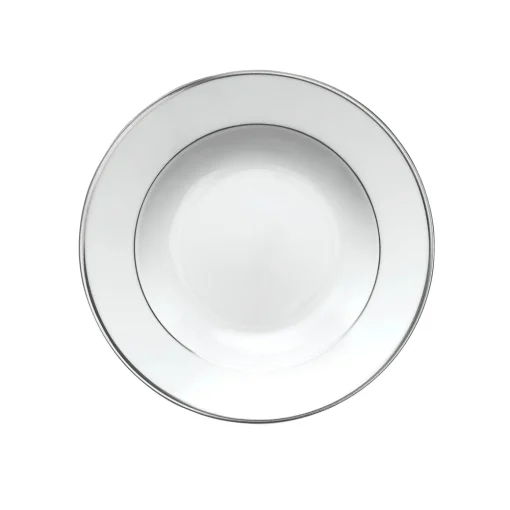 GALON PLATINE Assiette creuse à aile 22,5 cm