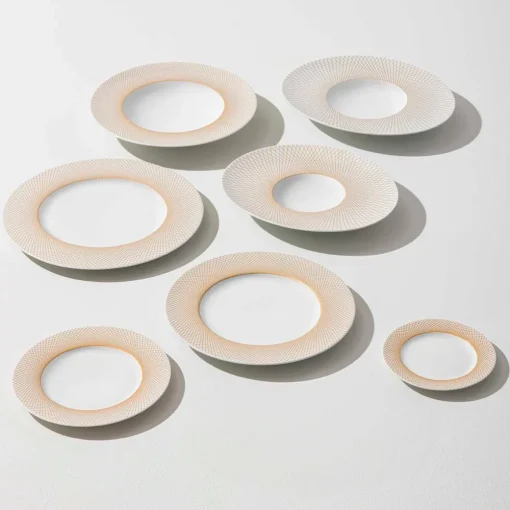 GRAPHIQUE CLASSIQUE DORE Assiette à dessert 22,5cm